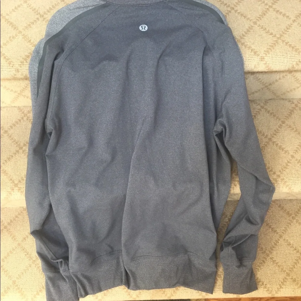 lululemon athletica Charcoal Full-Zip Jacket - Picture 4 of 6